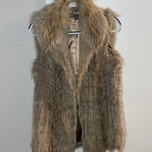 Vince fox fur vest